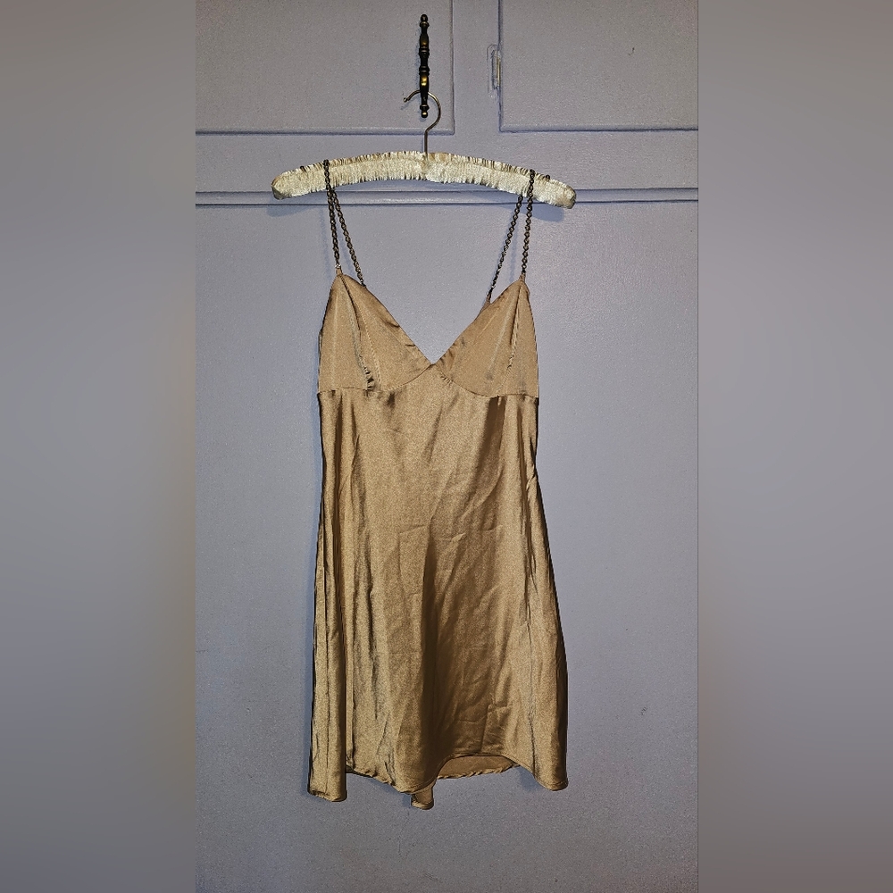 Urban Outfitters Silky dress Light Sand Small